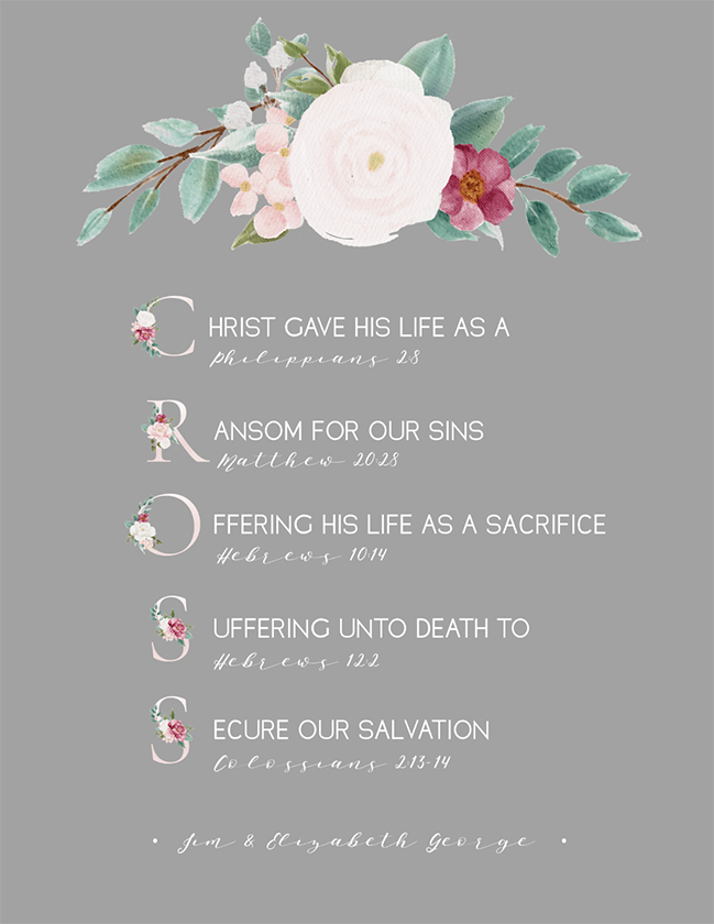 Easter Cross (Printable)